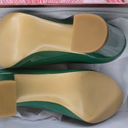 Green High Heel Shoes