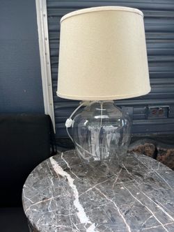 Glass Table Lamp