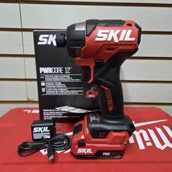NEW Skil 12V Brushless 4-Modes Impact Driver Kit With USB-C Charging