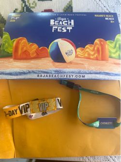 2 VIP Baja beach fest tickets