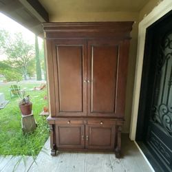 Cherry Wood Armoire