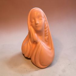 Ceramic Praying Madonna planter never used