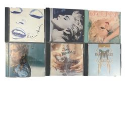 Lot Of 6 Vintage Madonna CDs 