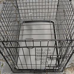 Small dog crate never used assembled