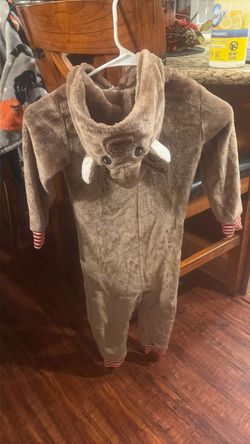 Kids Reindeer Plush Costume Onesie