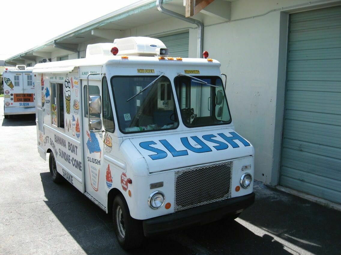 Soft serve ice cream truck