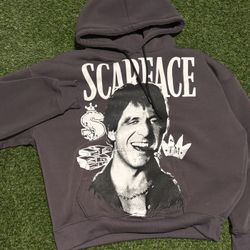 Scarface oversized Y2K hoodie(size Large)