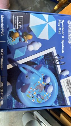 Dude go sprinkler & spalash play mat