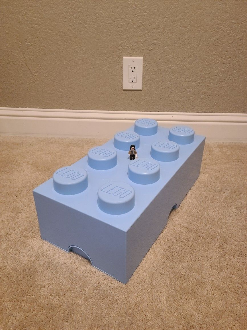 Large Lego Storage Bin (Blue)