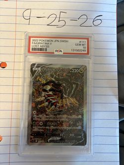 PSA 10 Giratina V Full Art Japanese Lost Abyss