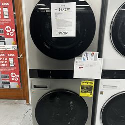 LG studio Stacked Washer And Dryer Tower 