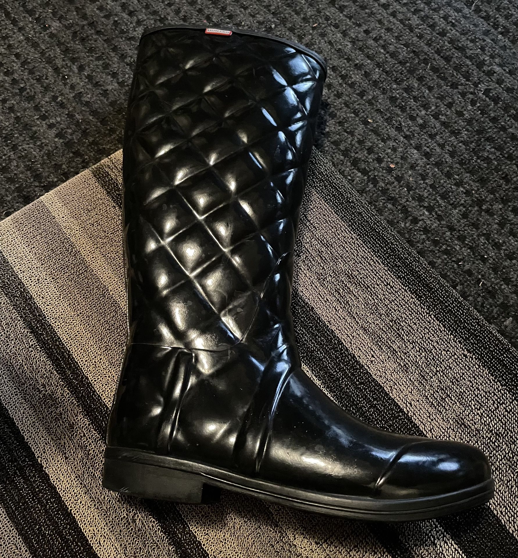 Hunter Boots, Size 10, Does Have A Small Hole