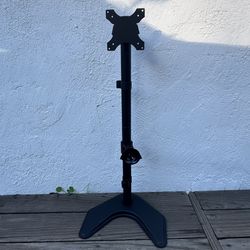 Freestanding Monitor Stand Heavy Duty Vertical Dual (Silver Lake)