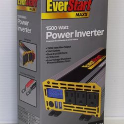 EverStart Maxx 1500 Watt Automotive Power Inverter with USB Power (PC1500E) NEW!