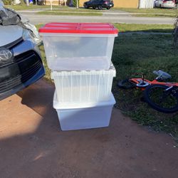 3 Boxes Organizer For Storage, Garage Or Playroom