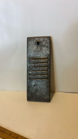 Vintage Metal Grater with Mounting Hole