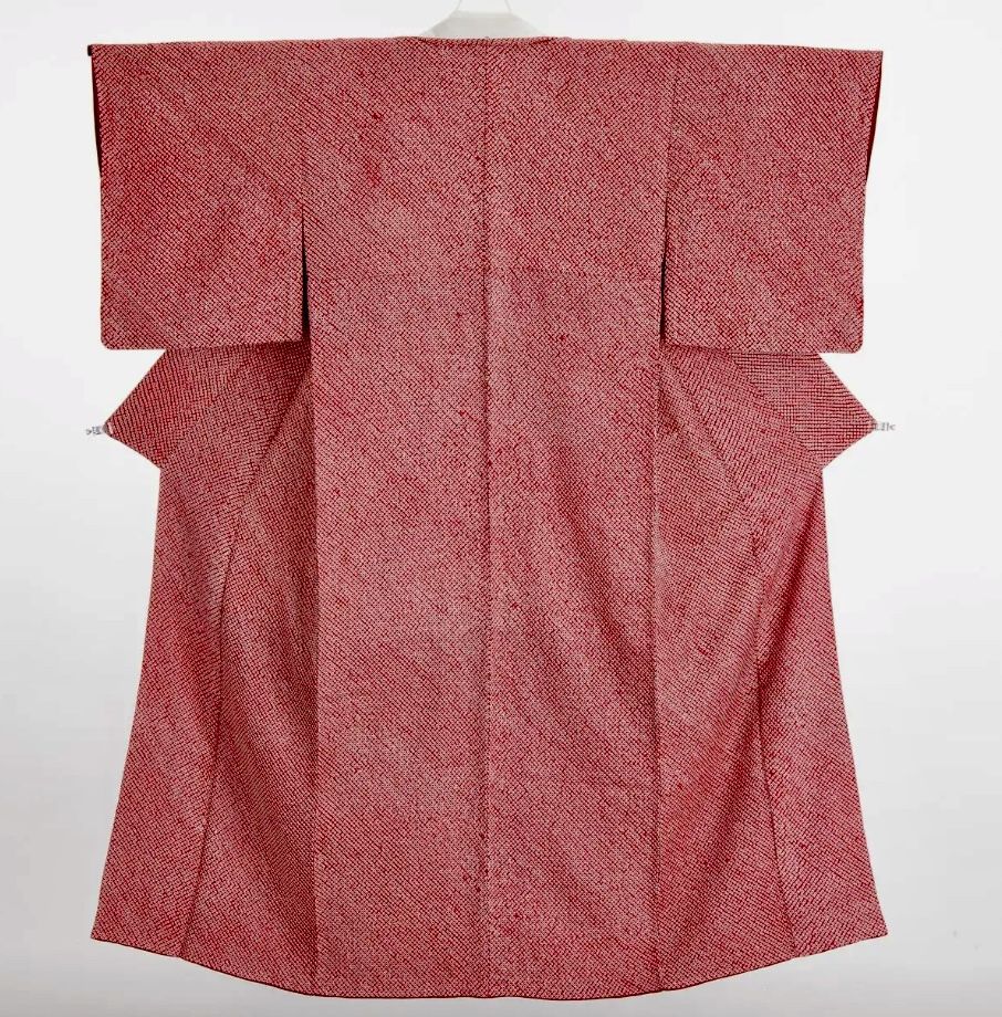 Kimono Over $5000 Red Shibori Hand Dye Kyoto Style High Quality Women Japanese