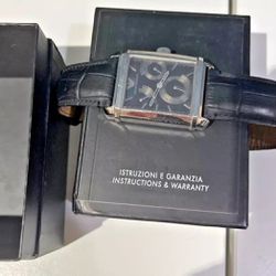 Emporio Armani MSRP $300+ Embossed Genuine Leather AR-4235 Watch (Lightly Used)