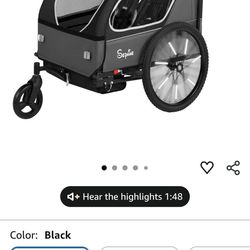 Sepnine toddler bike trailer