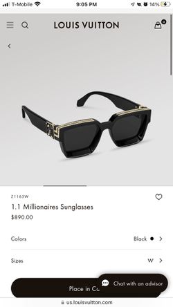 Authentic louis vuitton m96006wn millionaire sunglasses