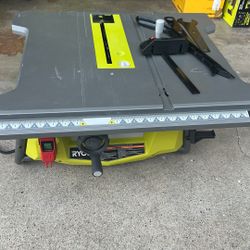 RYOBI 15 Amp 10 in. Compact Portable Corded Jobsite Table Saw, No Stand , Sell As Is 