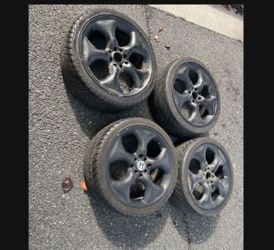 4 - 205/40r17 4x100 4x3.94 4x114.3 4x4.5 Civic Xa Xb Ia Echo Miata Fit Accord Wheels Rims Good 80% Treads Tires!!!!!!!!