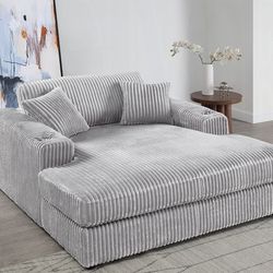 Brand New Comfy Corduroy Sofa Chaise 
