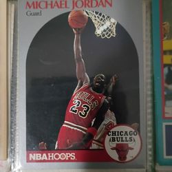 Michael Jordan NBA Hoops 1990 Card