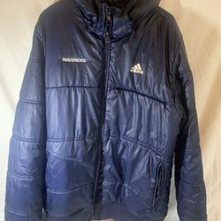 Dallas Mavericks Adidas Puff Jacket Mens Large