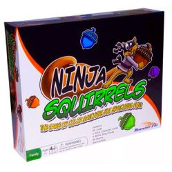 NIB Board Game Toy Ninja Squirrels Kids Play Toddlers Boys Girls Gift