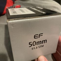 Cannon EF 50mm F/1.8 STM