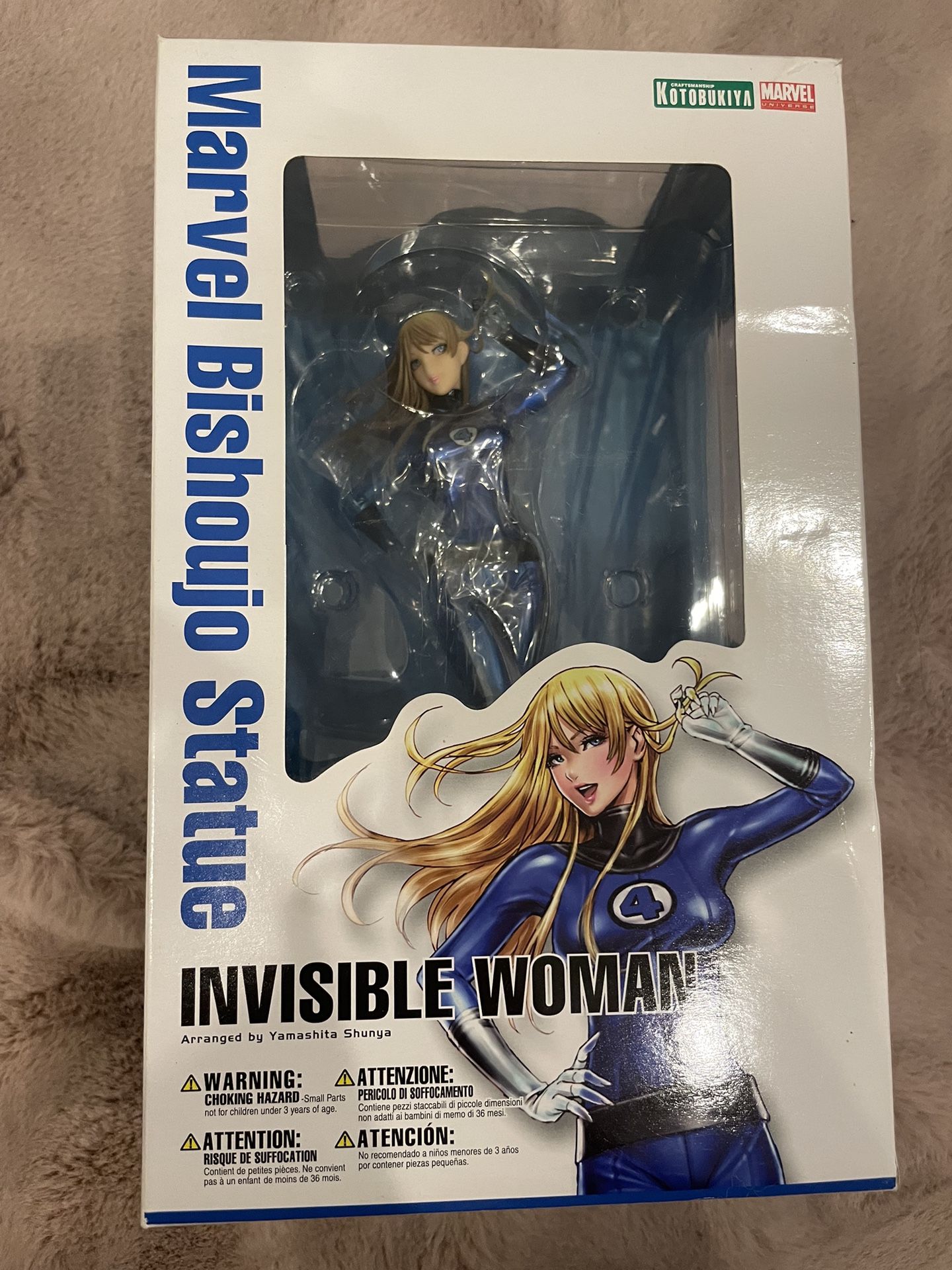 Kotobukiya Bishoujo Statue Marvel invisible Woman Sealed Box