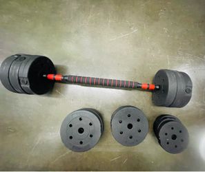 Adjustable dumbbell set