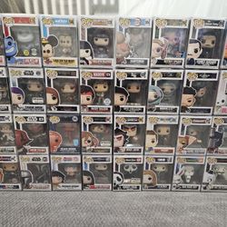 Funko Pop Pops! Star Wars! Disney! Bleach! Hunter Hunter! Lot! Free PoP Protector!