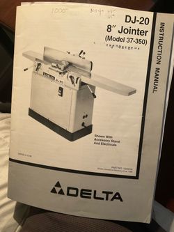 Delta DJ-20 (37-350) 8” Jointer… obo