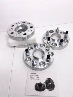 25mm Wheel Adapters 5x120 to 5x114.3, 72.6-60.1 Bore, M12x1.5 Studs, 4PCS