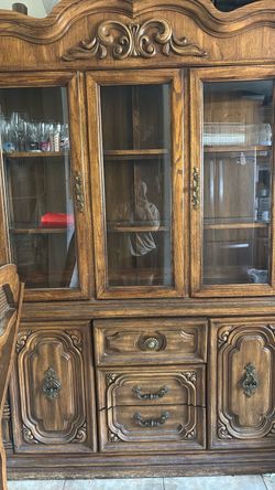 Vintage wood cabinets