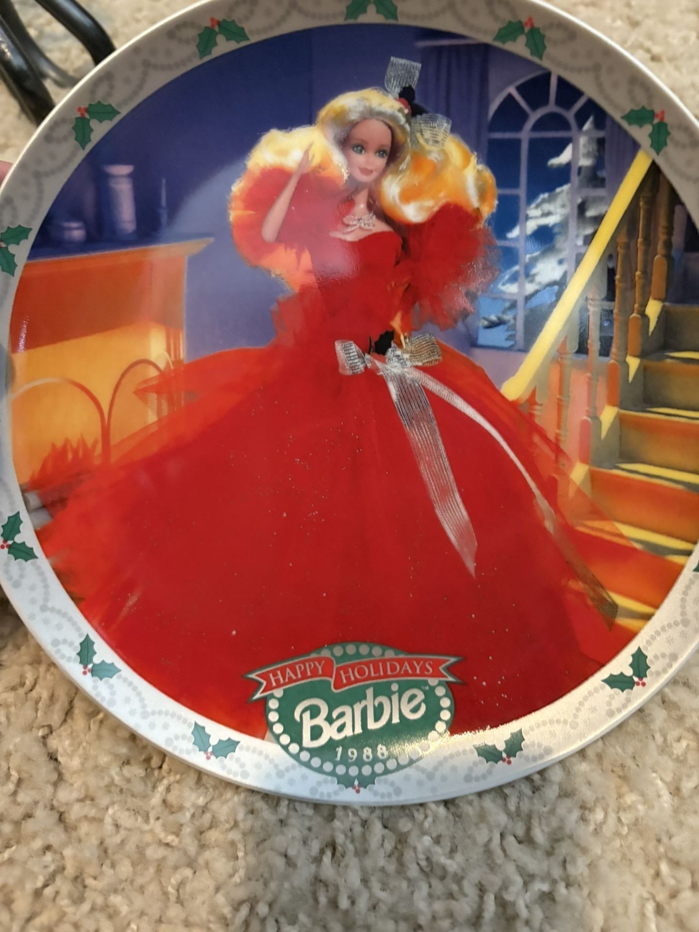 BARBIE 1988 Happy Holiday Collector Plate