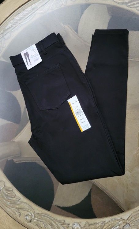 Ladies, BLACK stretch jeggings