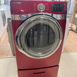 Samsung Dryer Red