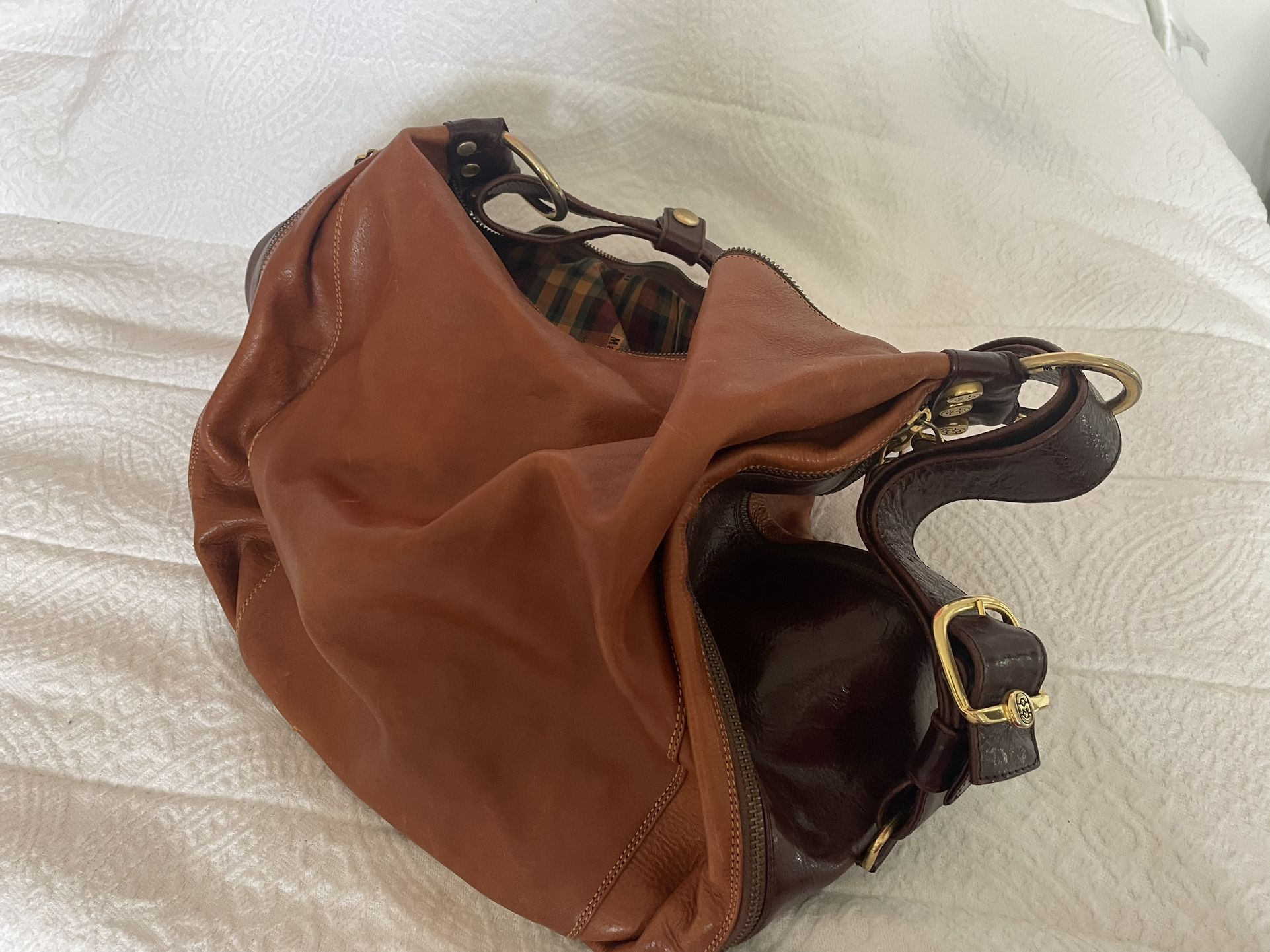 Brown Leather Bag / Purse 