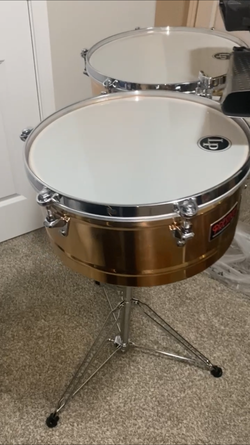 Latin Percussion LP Prestige Bronze Timbales 14"-15"