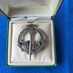 Celtic Scottish Kilt Pin /Broach by Sol d 'or