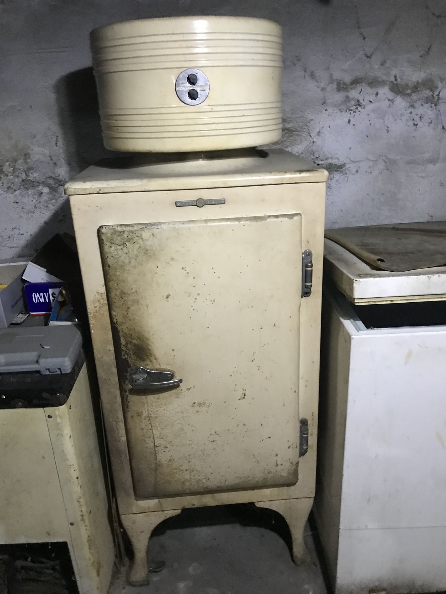 Antique GE Refrigerator I