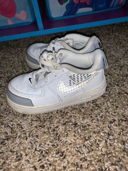 Reflective white Nikes