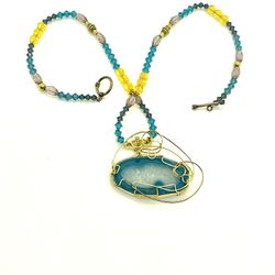 Handmade Wire Wrapped Necklace
