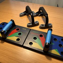 Push Up board and bar set 