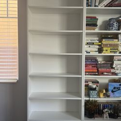 White IKEA Bookcase 