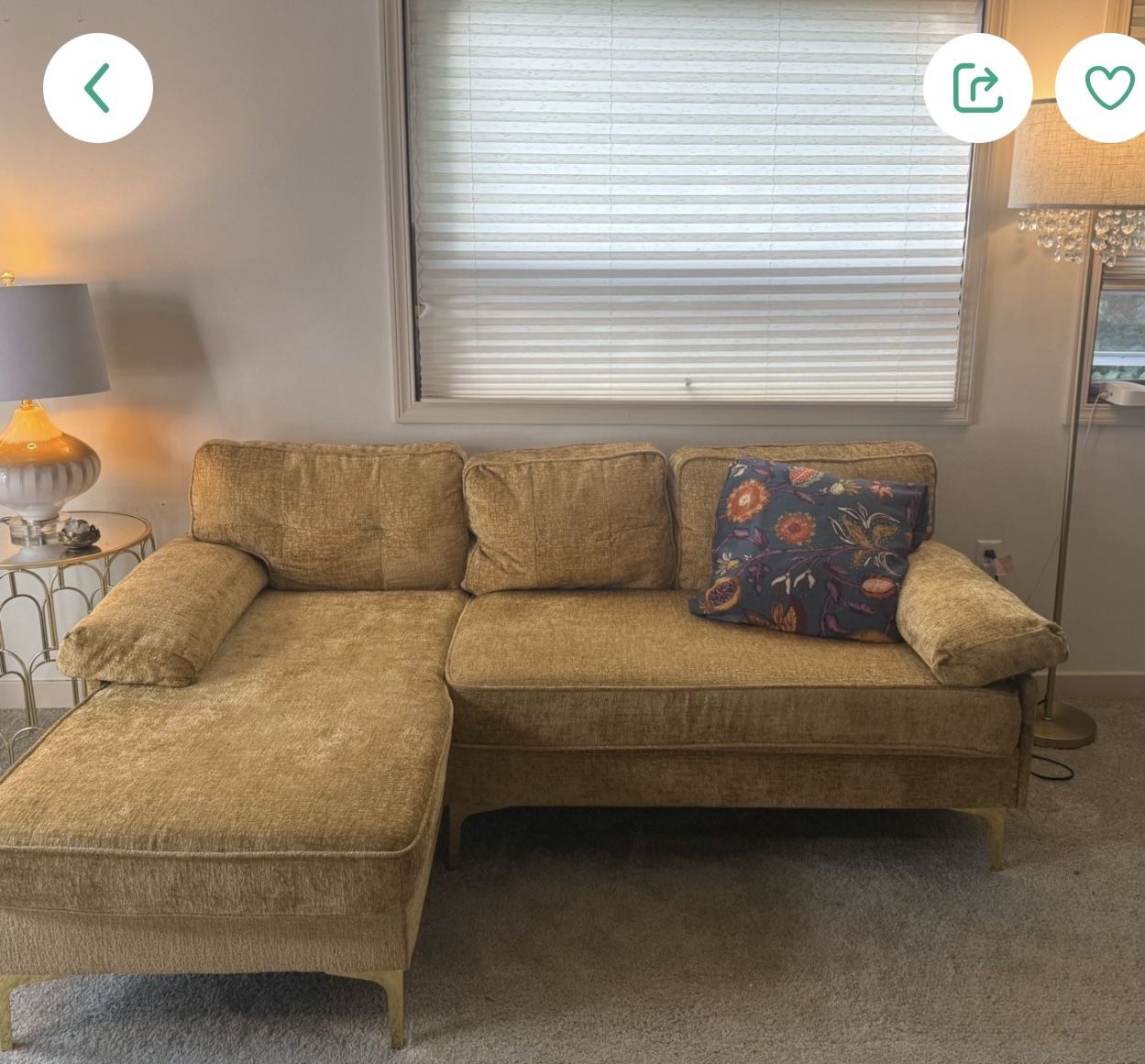 Gold Couch