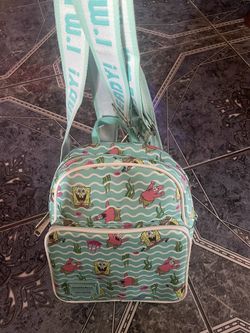 Loungefly X Nickelodeon Spongebob Jelly Fishing AOP Convertible Mini Backpack